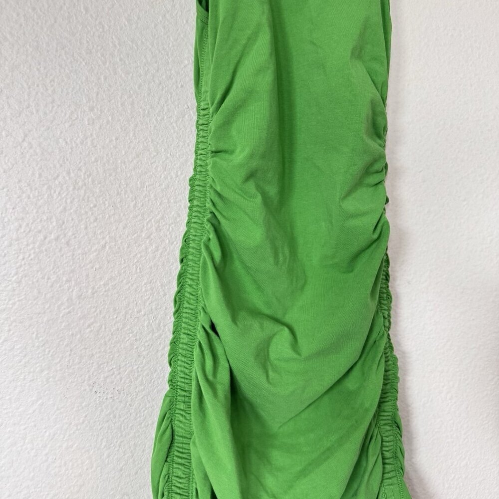 Tna Ruched Dress Like Green Aritzia Size XS Spring Summer - Picture 5 of 9
